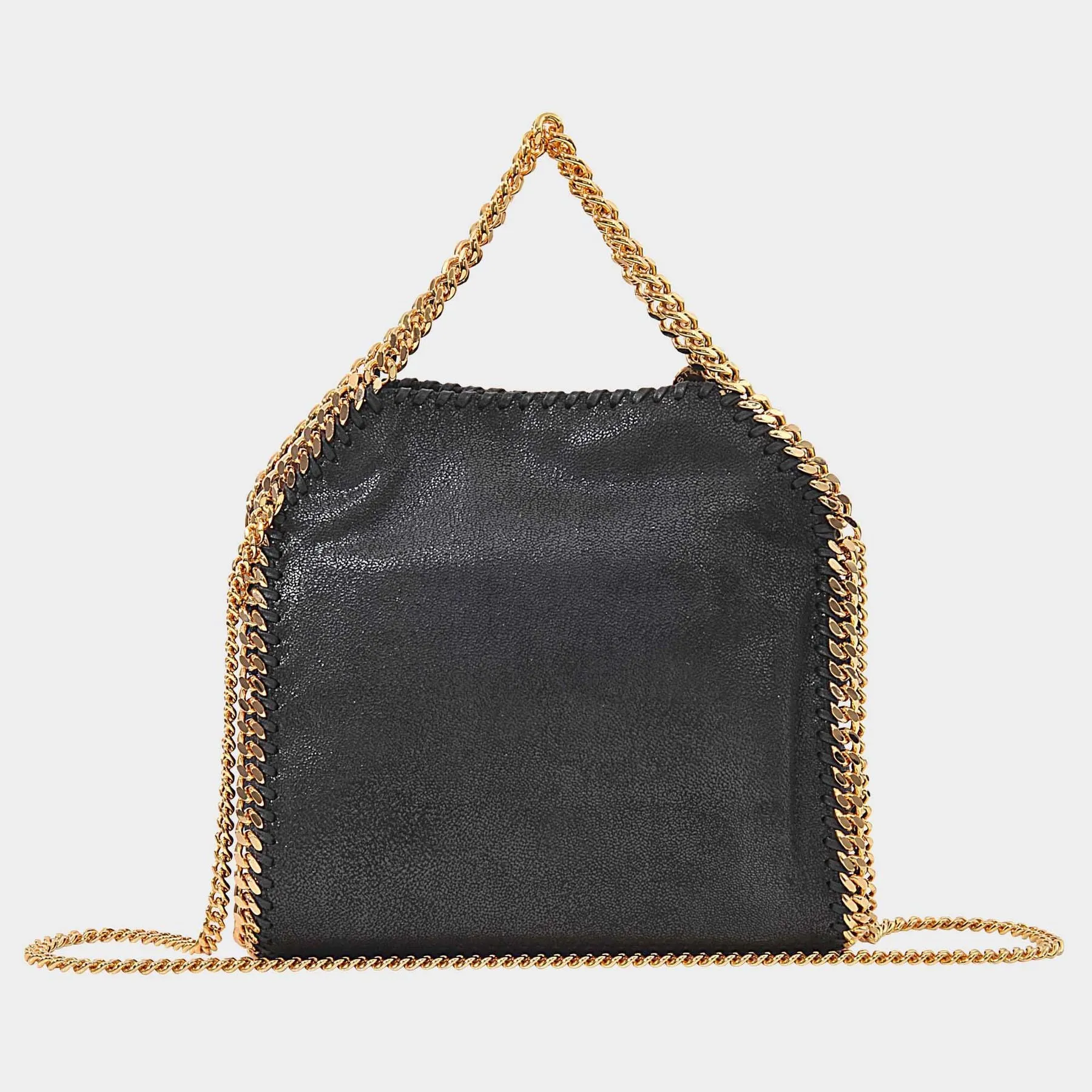 Stella McCartney  Falabella Mini Hobo Bag - Stella Mccartney -  Black  - Leather Vegan