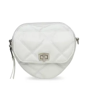 Steve Madden BHeart White Bag