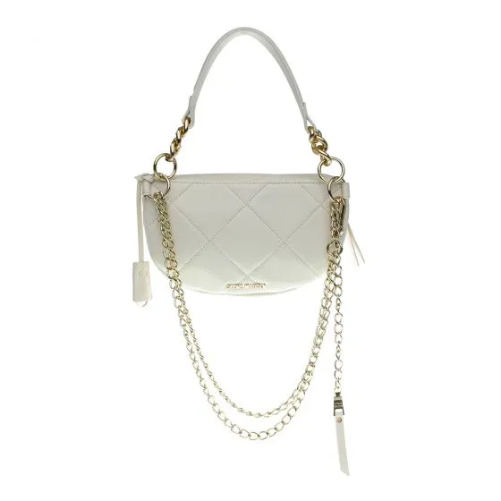 Steve Madden BQuilted White Bag