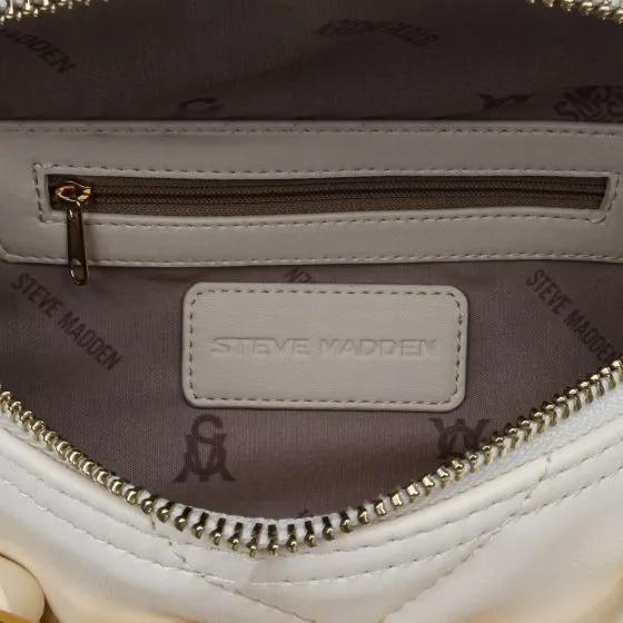 Steve Madden BQuilted White Bag