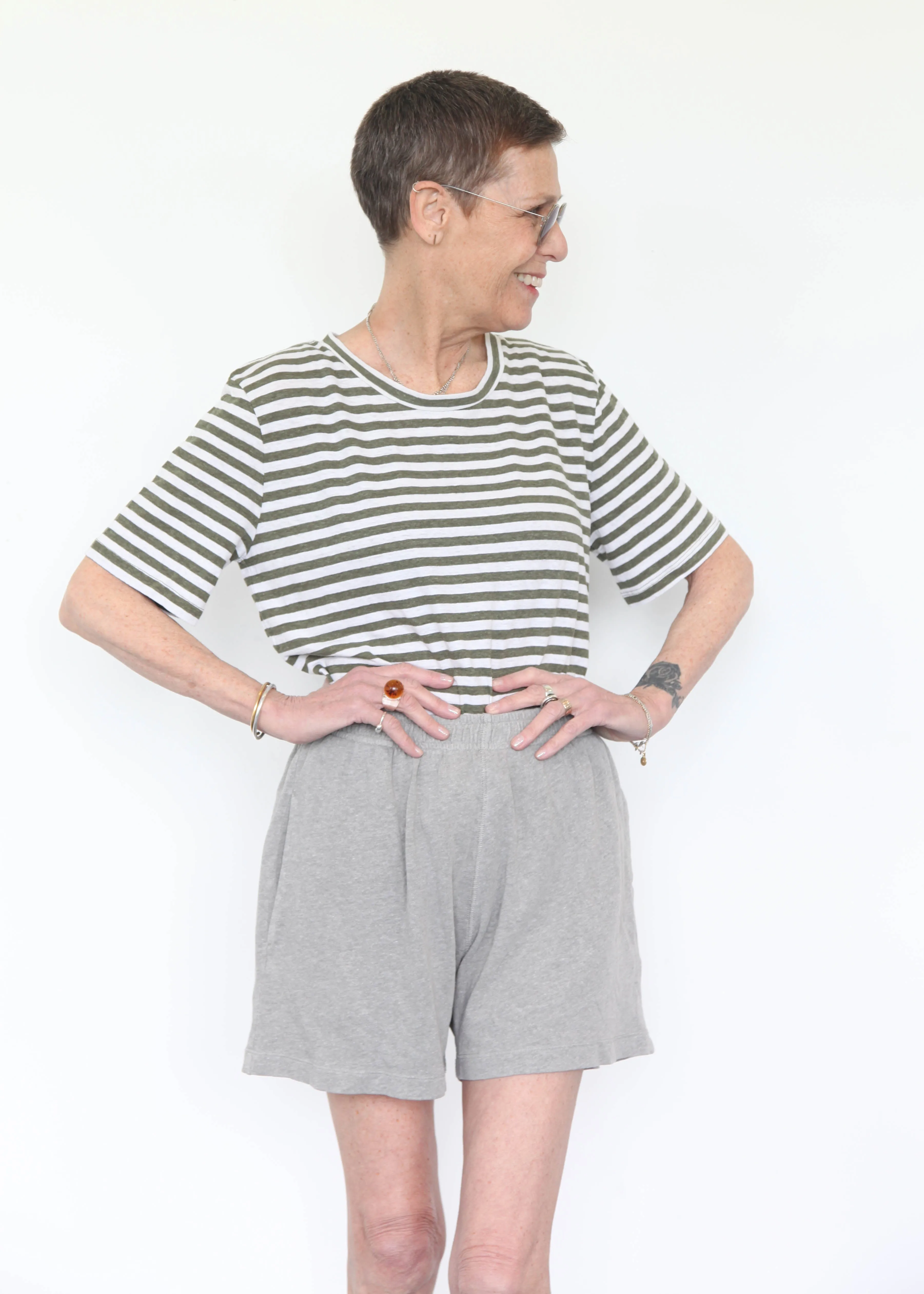 Sun Short - Heather Gray