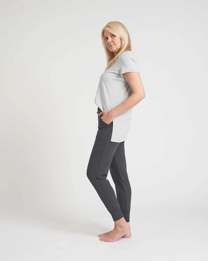 Super Soft Terry Joggers - Black Sand