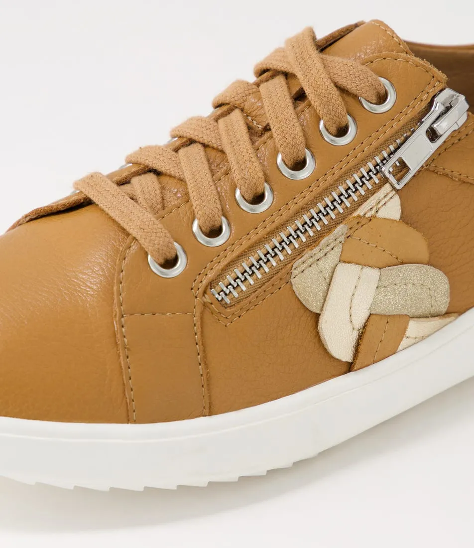 SUPERSOFT Zazaze Dark Tan Multi Sneakers