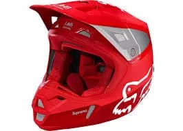 Supreme Fox Racing V2 Helmet Red