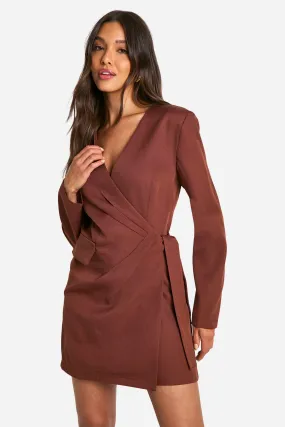 Tailored Wrap Over Romper