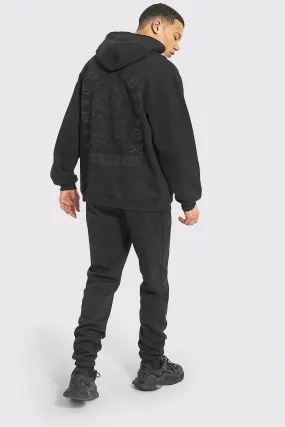 Tall Dragon 3d Zip Hooded Tracksuit