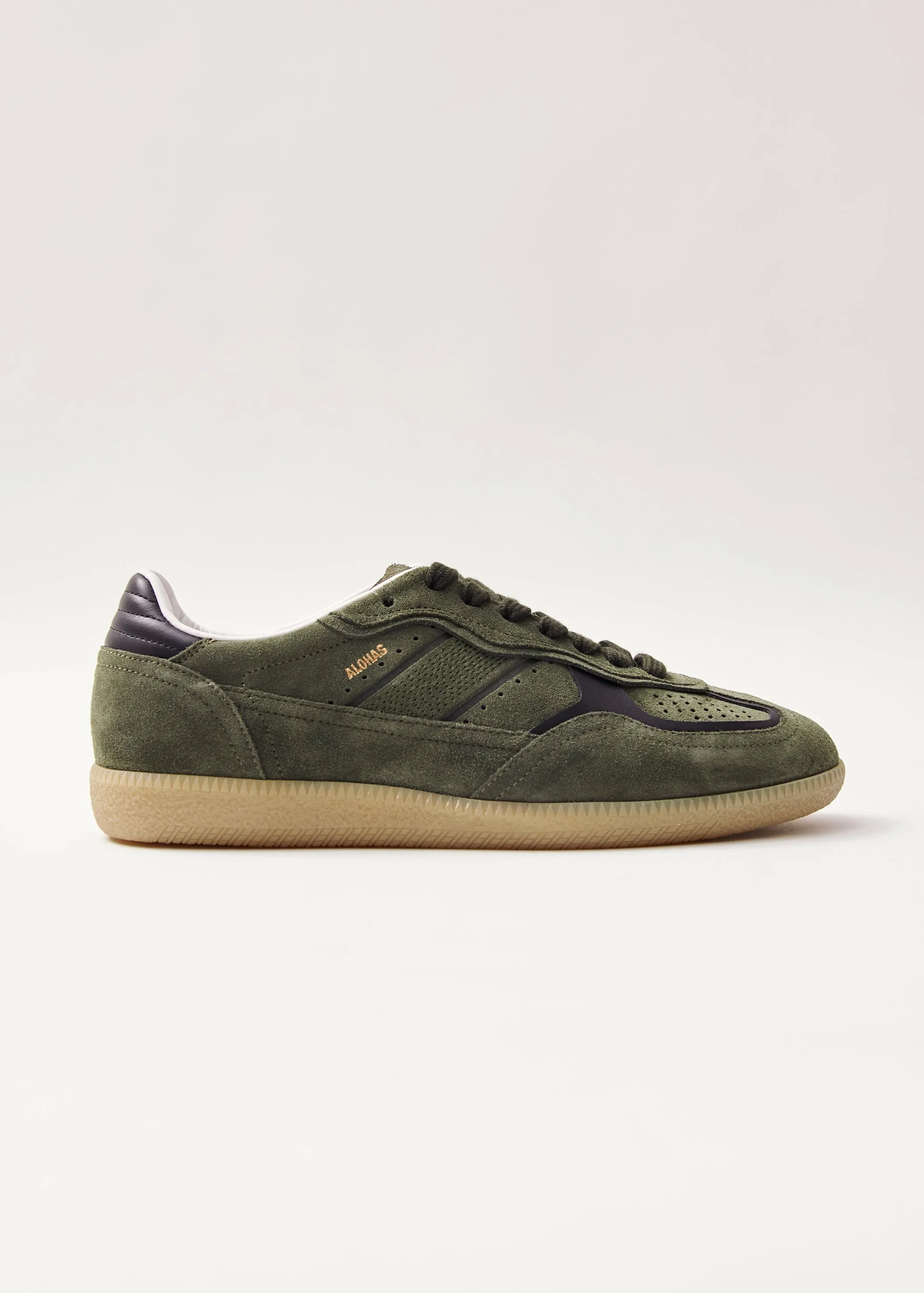 Tb.490 Rife Dusty Olive Leather Sneakers  