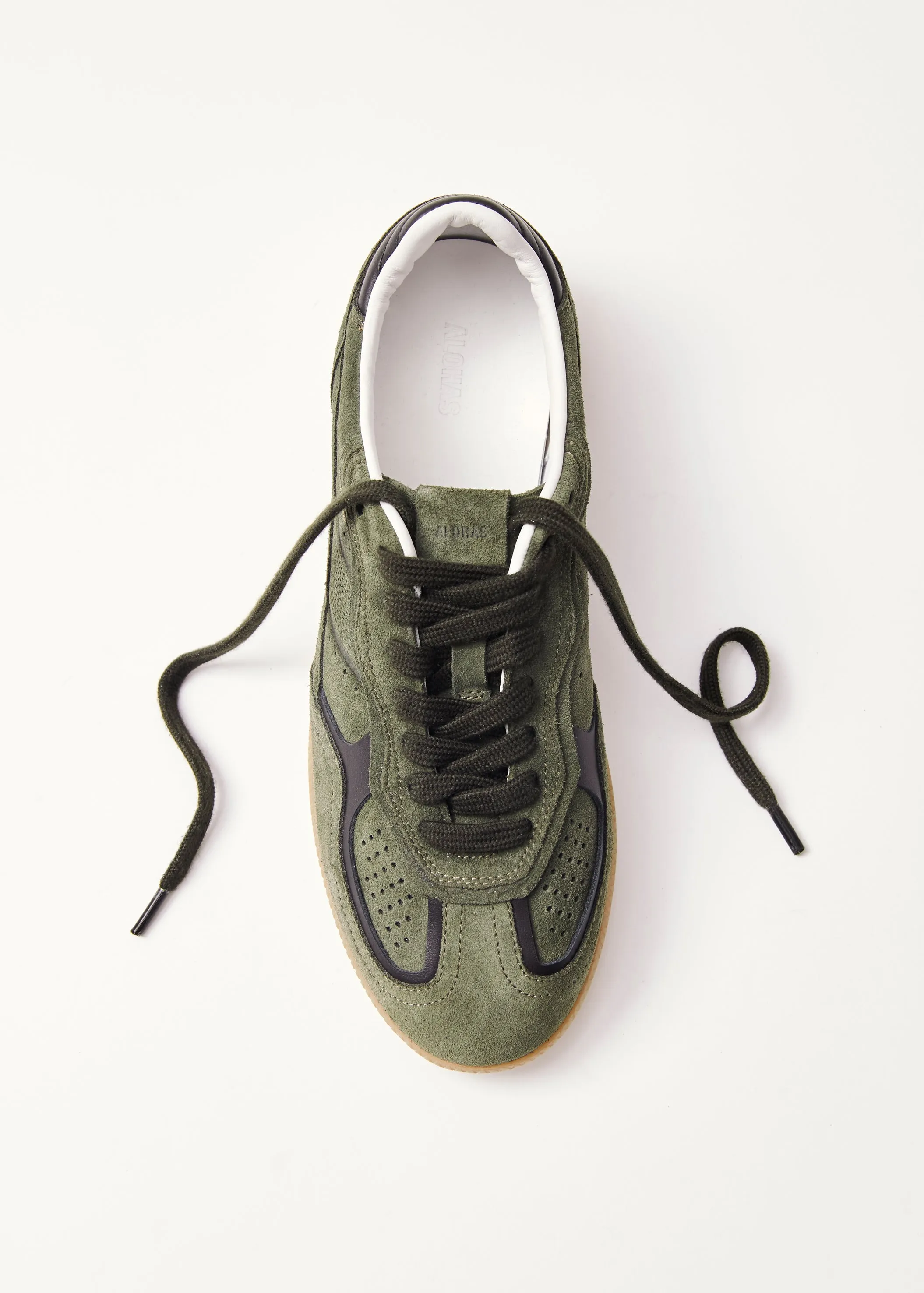 Tb.490 Rife Dusty Olive Leather Sneakers  