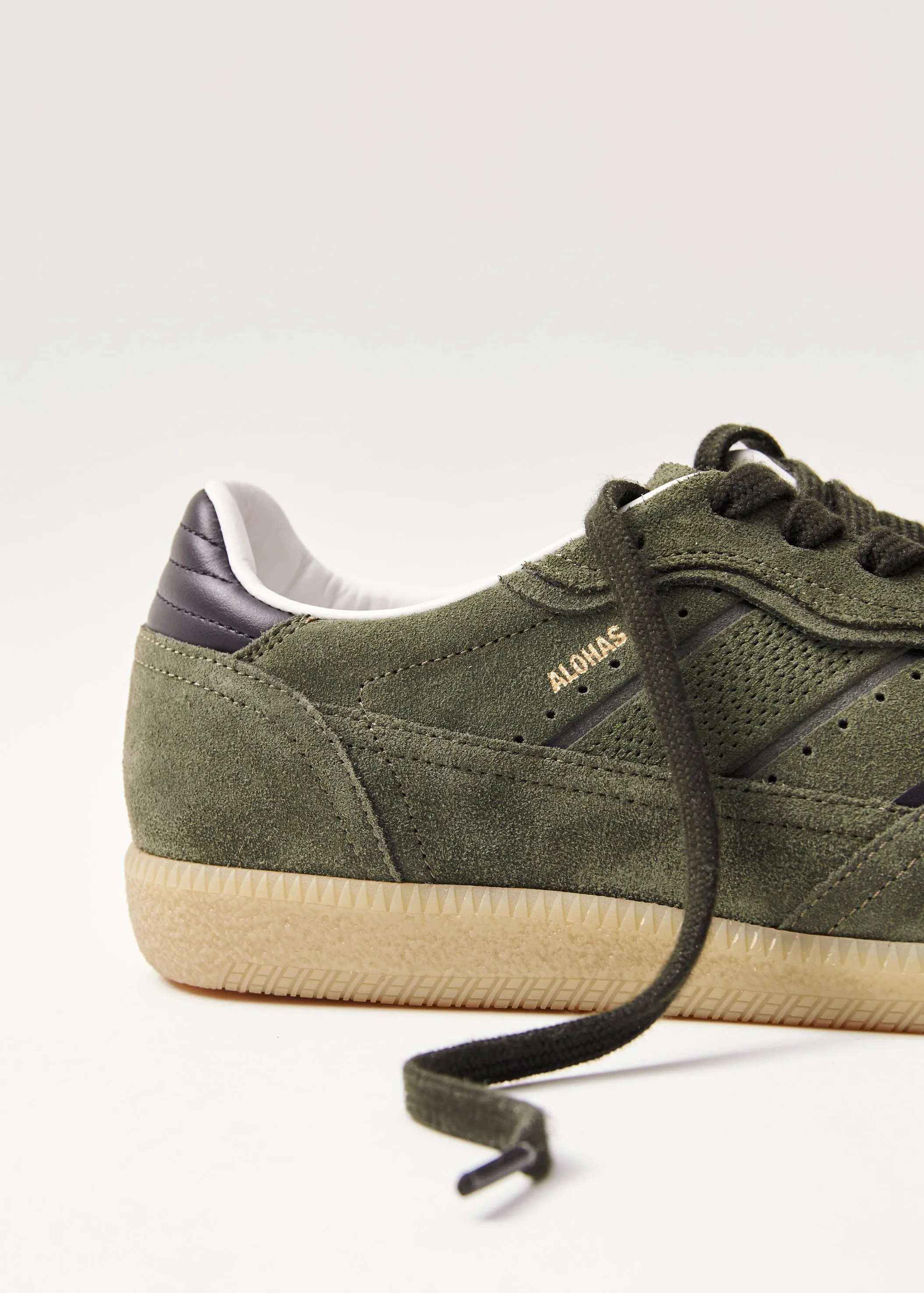 Tb.490 Rife Dusty Olive Leather Sneakers  