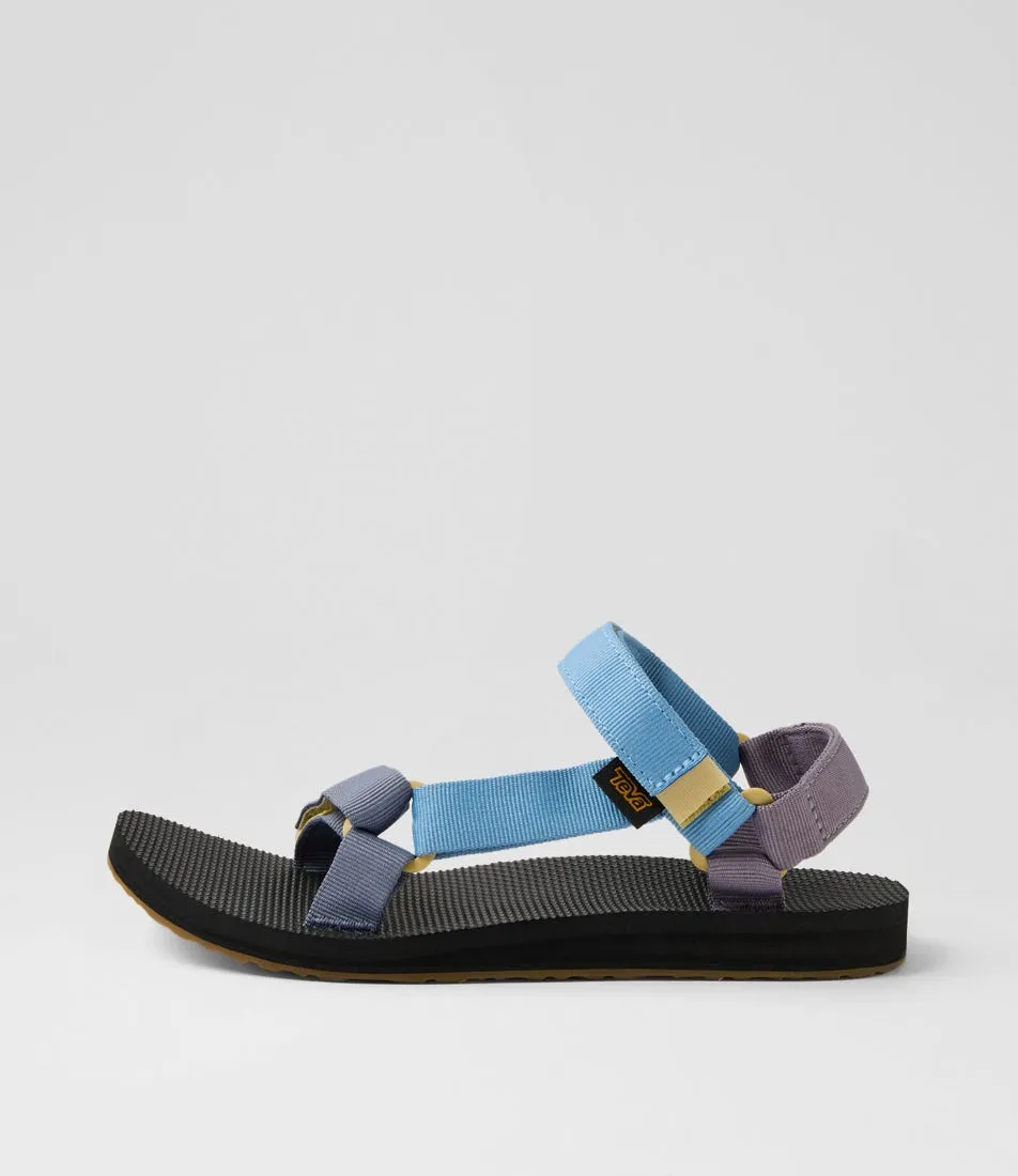 TEVA W Original Univ Blissful Blue Multi Fabric Sandals