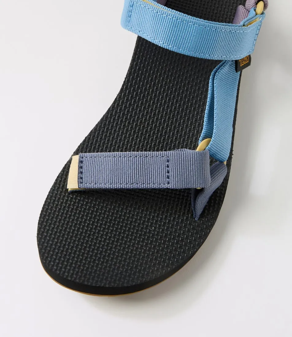 TEVA W Original Univ Blissful Blue Multi Fabric Sandals