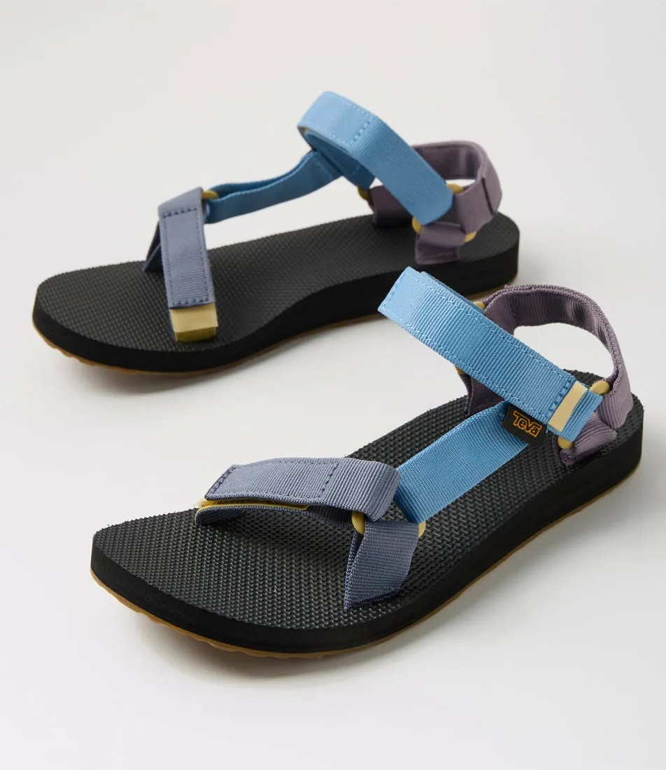 TEVA W Original Univ Blissful Blue Multi Fabric Sandals