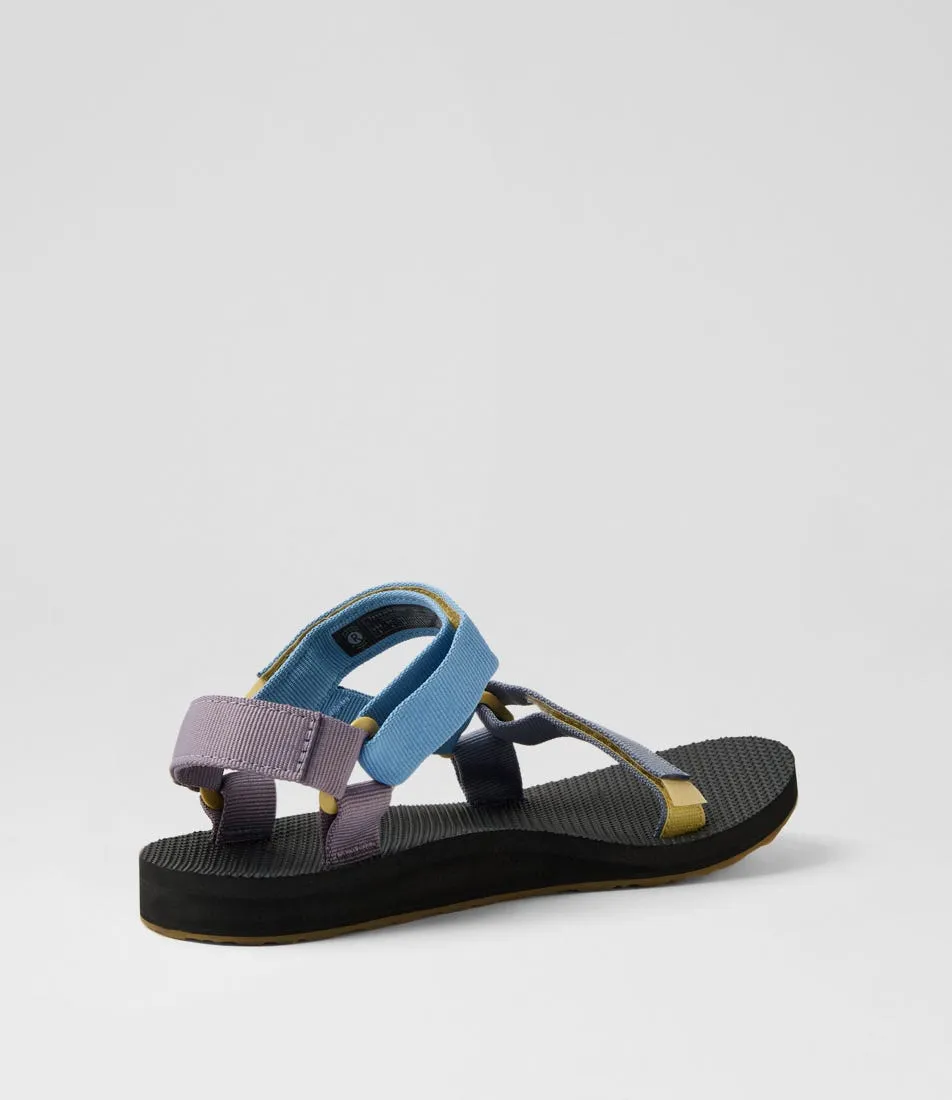 TEVA W Original Univ Blissful Blue Multi Fabric Sandals