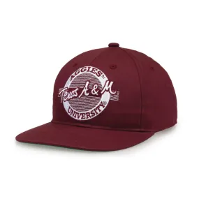 The Game Maroon Retro Circle Hat