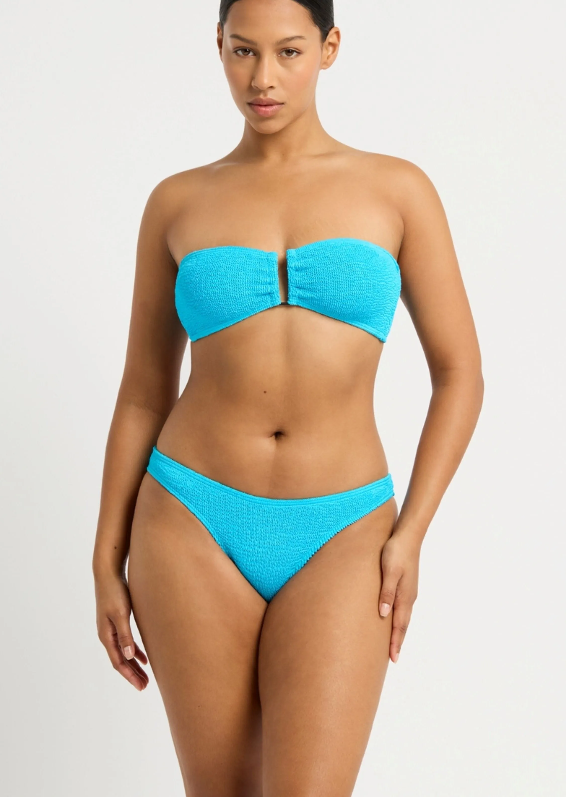 The Sign Bikini Brief in Cyan