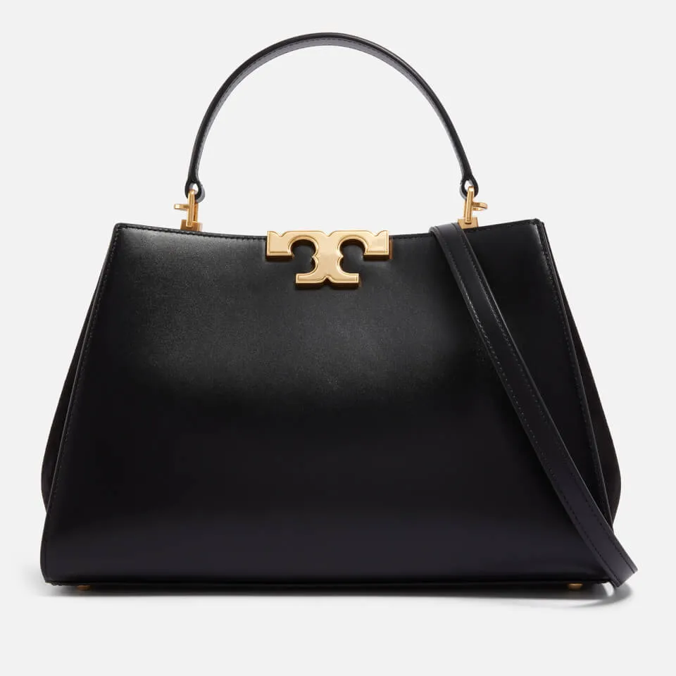 Tory Burch Eleanor Leather and Suede Handbag | Coggles