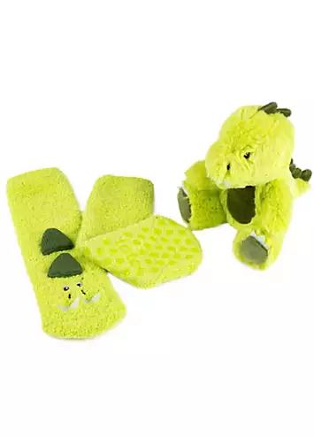 Totes Children’s Plush Toy & Super Soft Slipper Socks Set | Grattan