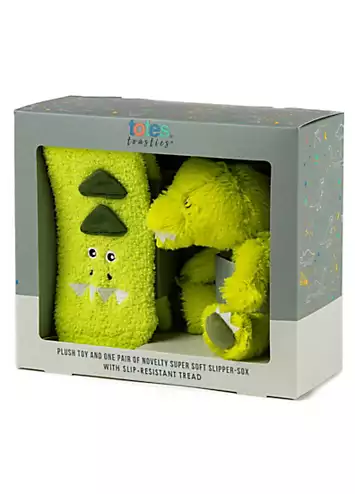 Totes Children’s Plush Toy & Super Soft Slipper Socks Set | Grattan