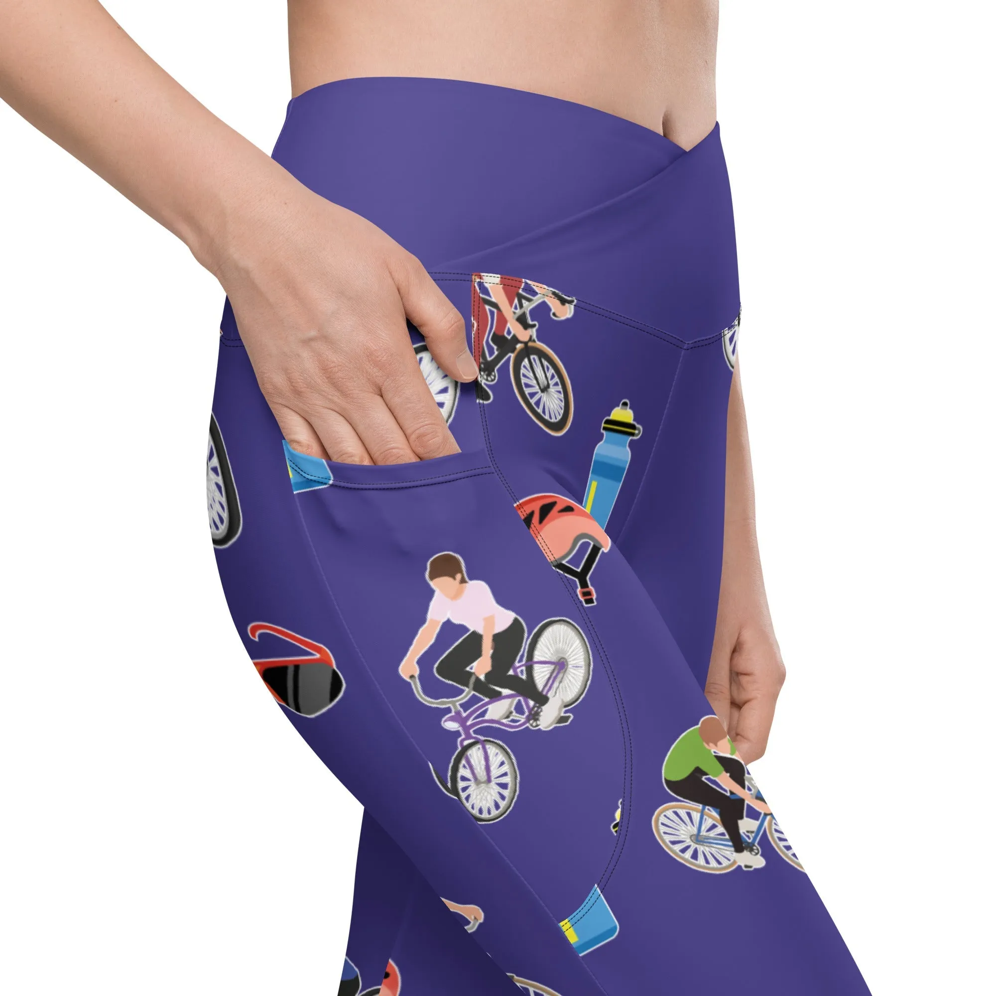 Tour de France Crossover Leggings With Pockets