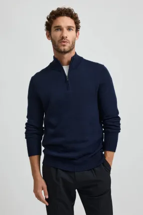 Trademark Half Zip Jumper Navy