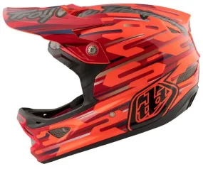 Troy Lee Designs D3 Composite Full Face Helmet - Code Orange