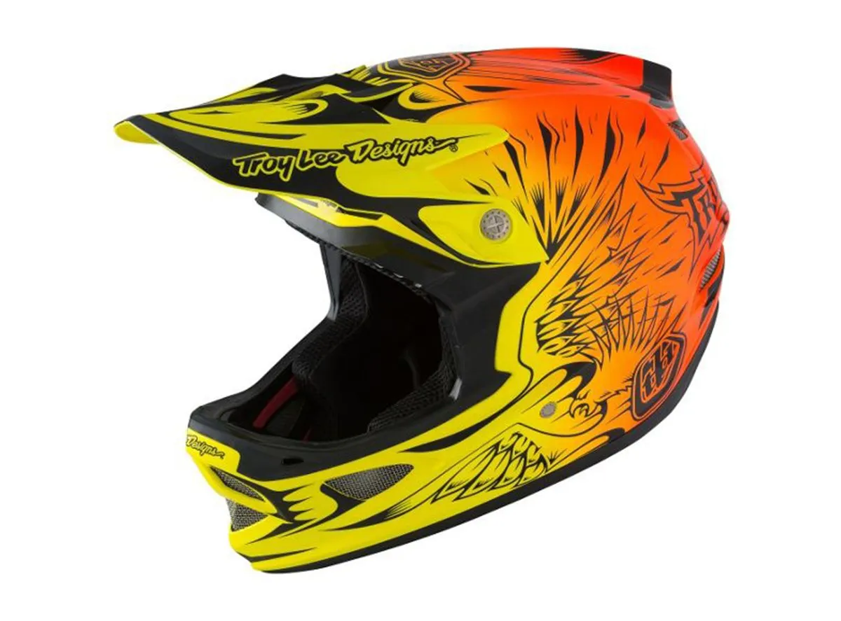 Troy Lee Designs D3 Composite MIPS Full Face Helmet - Ravage Orange