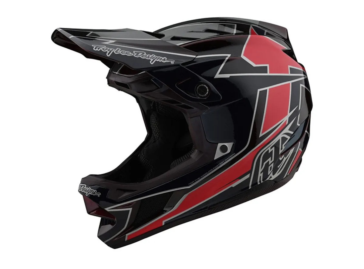 Troy Lee Designs D4 Composite MIPS Full Face Helmet - Graph - Red - 2021