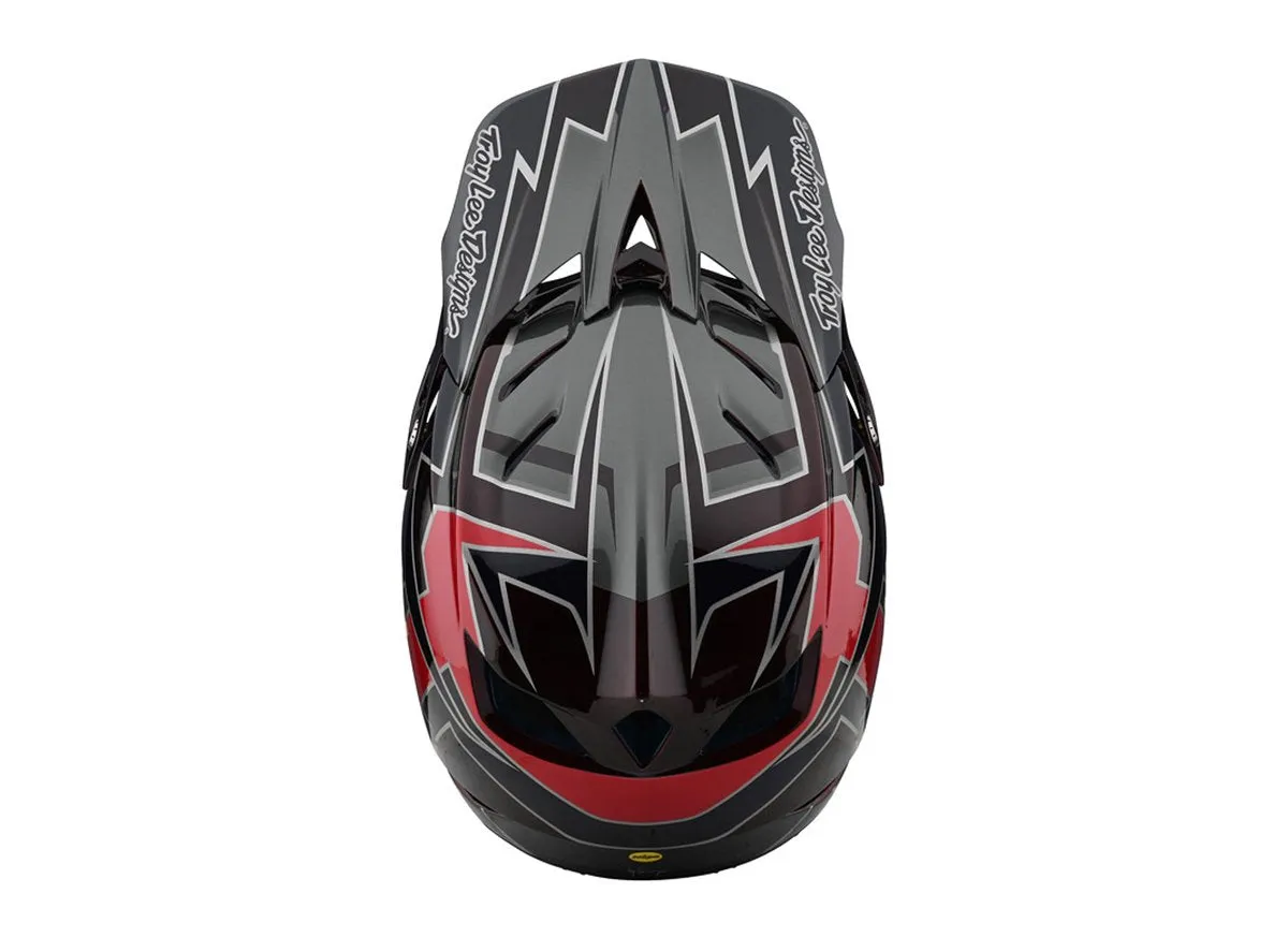 Troy Lee Designs D4 Composite MIPS Full Face Helmet - Graph - Red - 2021