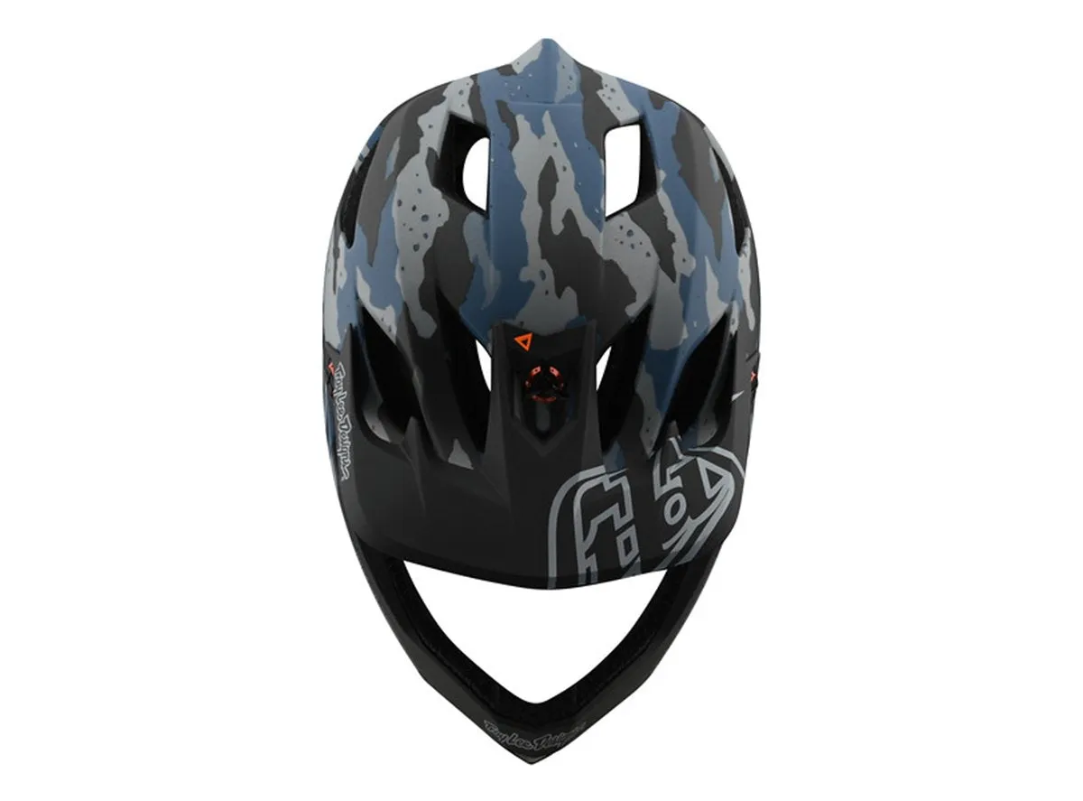 Troy Lee Designs Stage Full Face Helmet - Camo - Light Blue - 2020