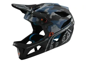 Troy Lee Designs Stage Full Face Helmet - Camo - Light Blue - 2020