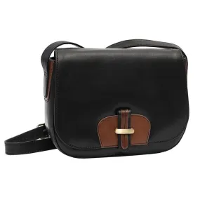 Tuscan Shoulder Bag with contrast colour detail - PRIMEHIDE Leather