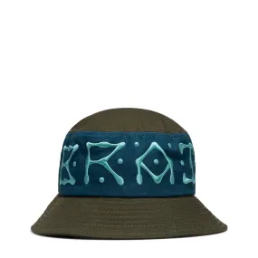 UFO TWILL BUCKET HAT Olive | Bodega