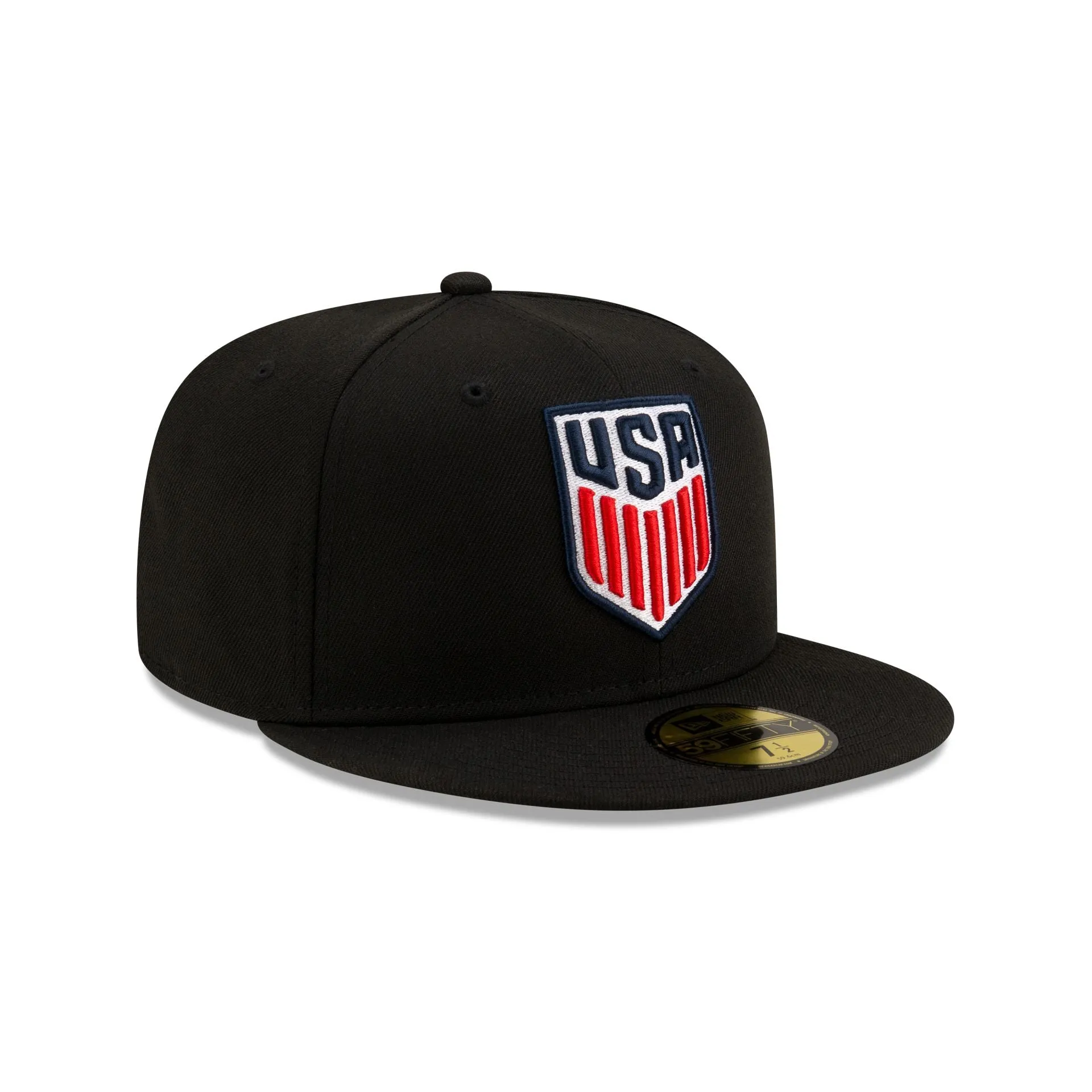 US Soccer Black 59FIFTY Fitted Hat