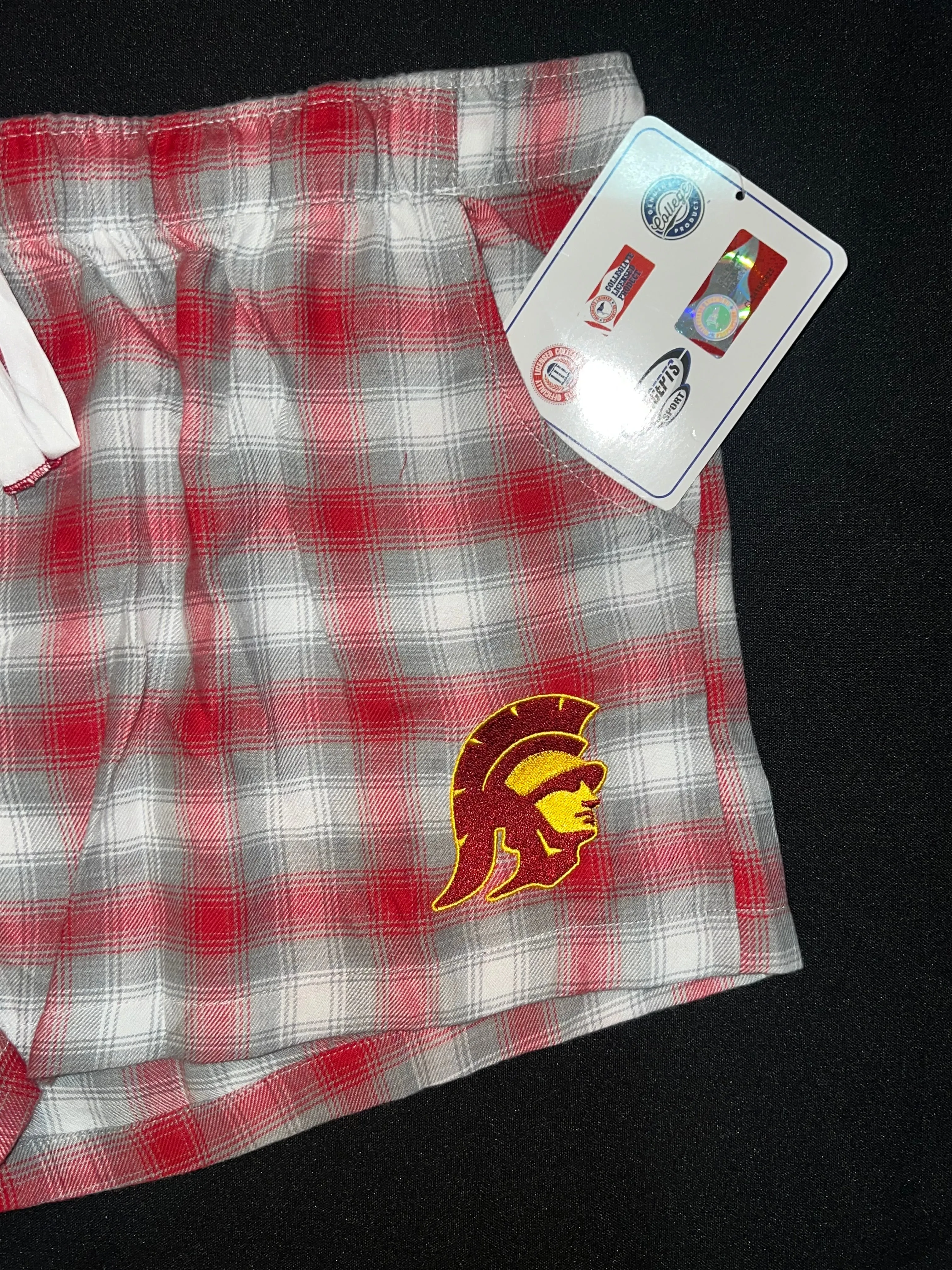 USC Trojans Concept Sports Ladies Sleepwear Cardinal/White Pijama Women Shorts