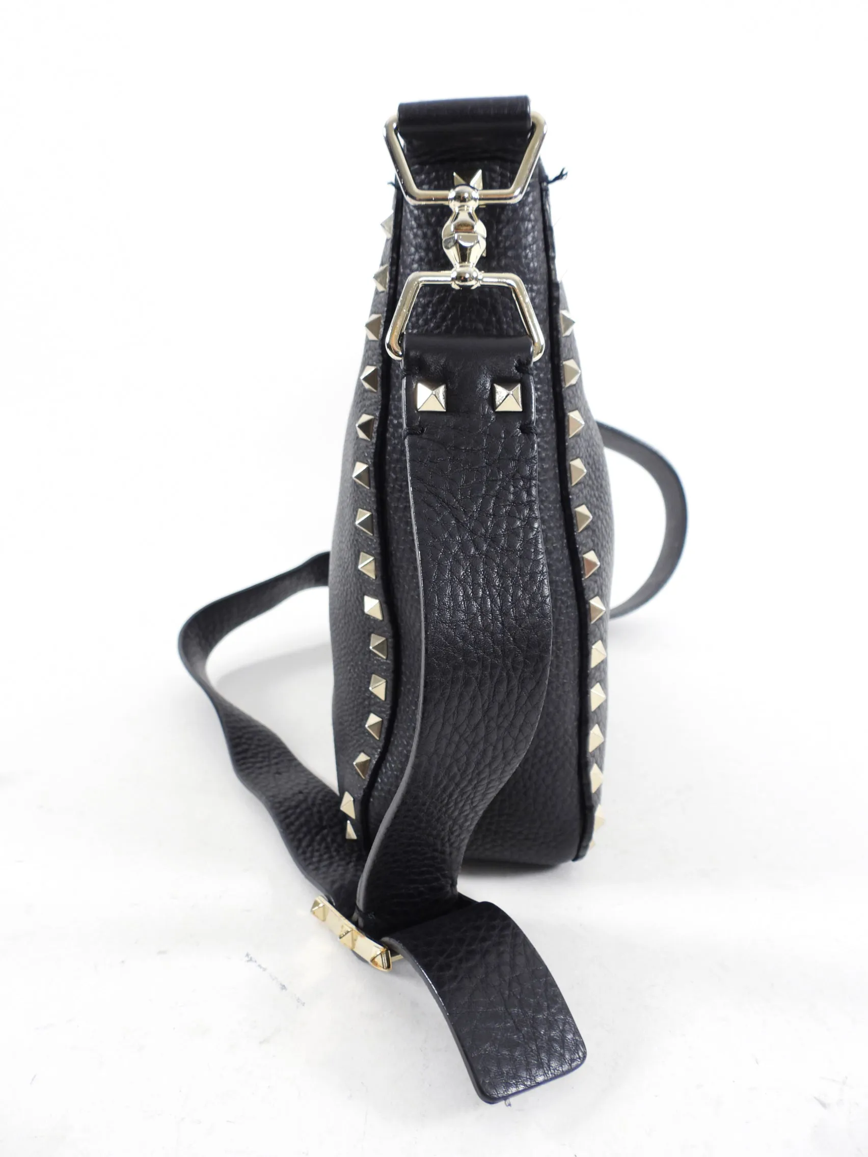 Valentino Rockstud Grained Leather Crossbody Bag