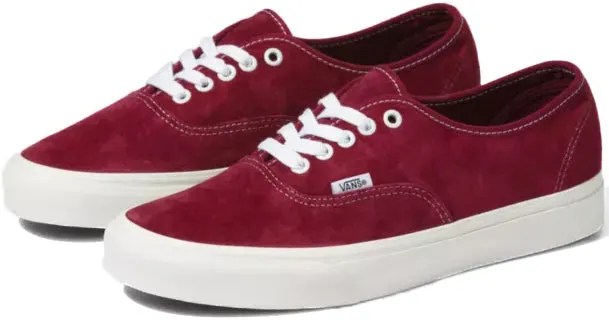 Vans Authentic (Pig Suede) Pomegranate