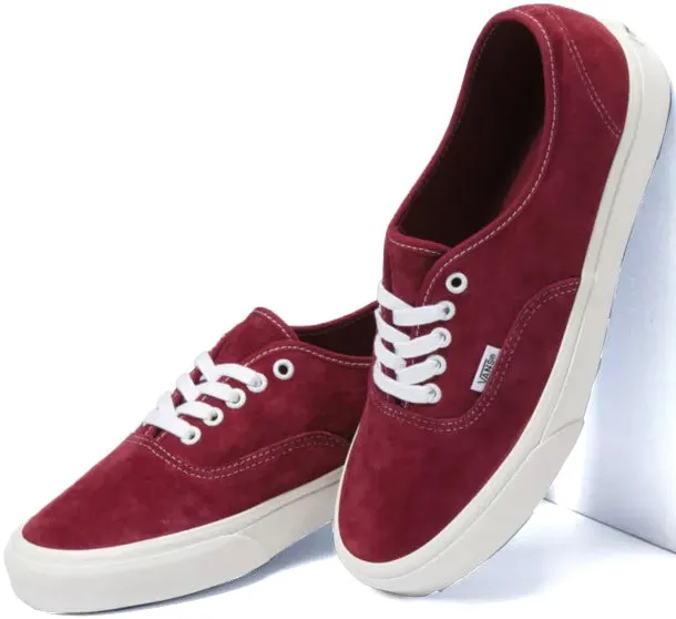 Vans Authentic (Pig Suede) Pomegranate