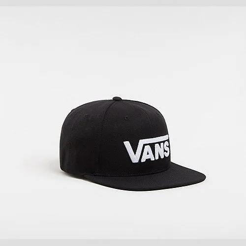 Vans DROP V SNAPBACK HAT (BLACK/WHITE) UNISEX BLACK