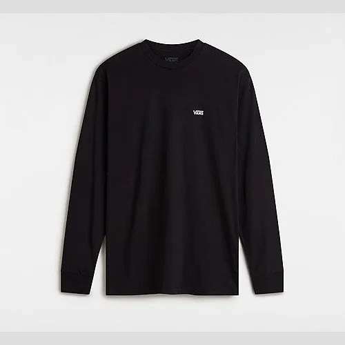 Vans LEFT CHEST HIT LONG SLEEVE T-SHIRT (BLACK/WHITE) MEN BLACK