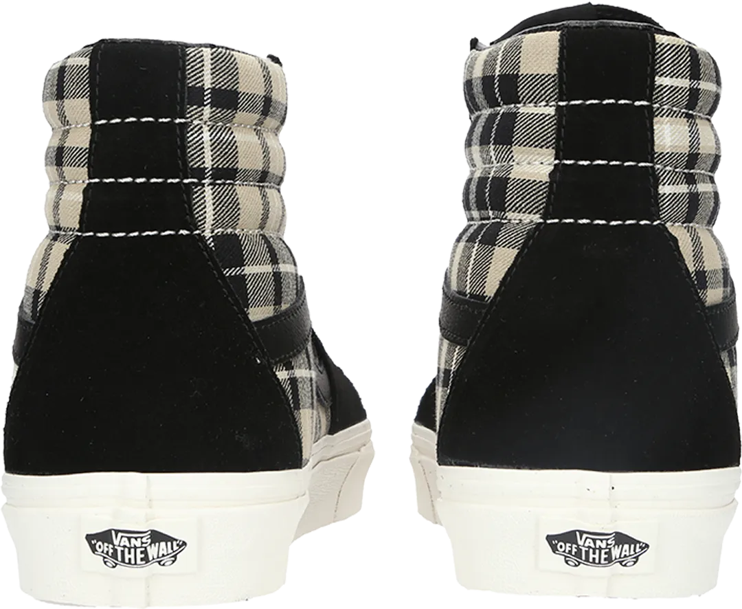 Vans Sk8-Hi (Plaid Mix) Black/Twill