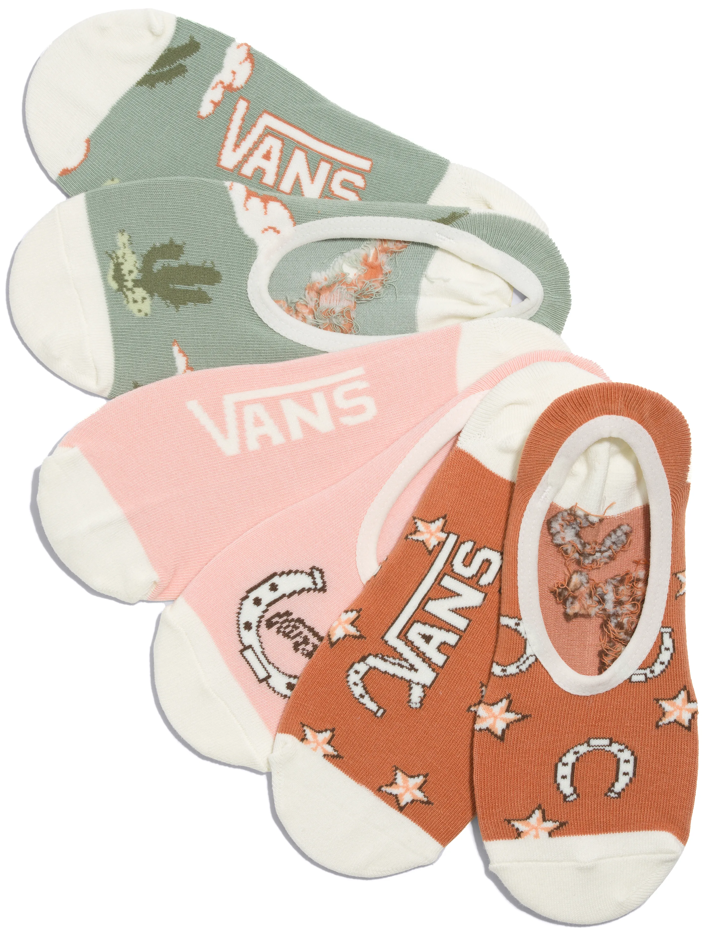 Vans Womens Canoodle Sock Overstimulated Autumn Leaf (Women's 6.5-10, 3 Pack)