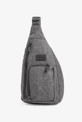 Vera Bradley ReActive Gray Heather Mini Sling Backpack