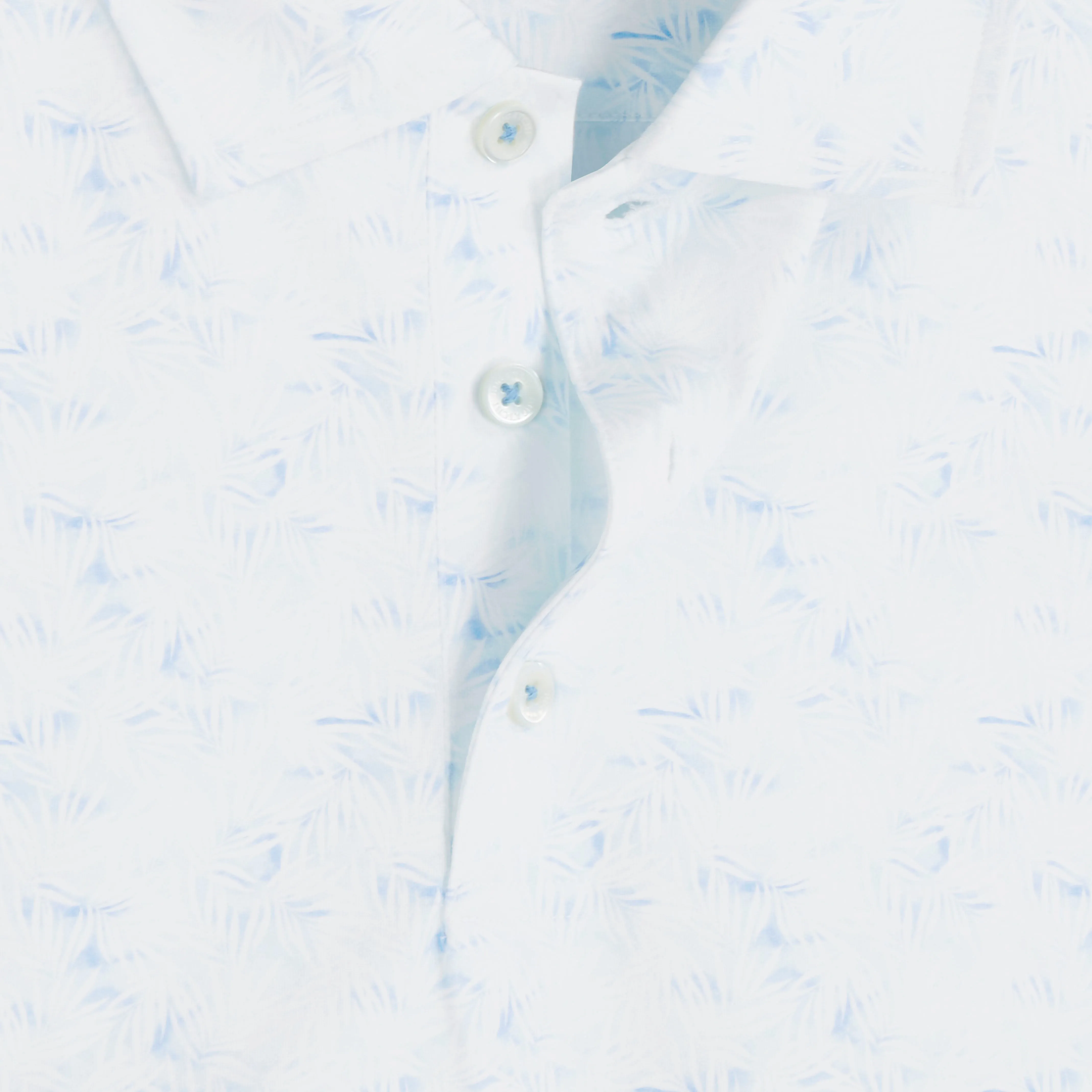 Victor Leaf Print OoohCotton Polo