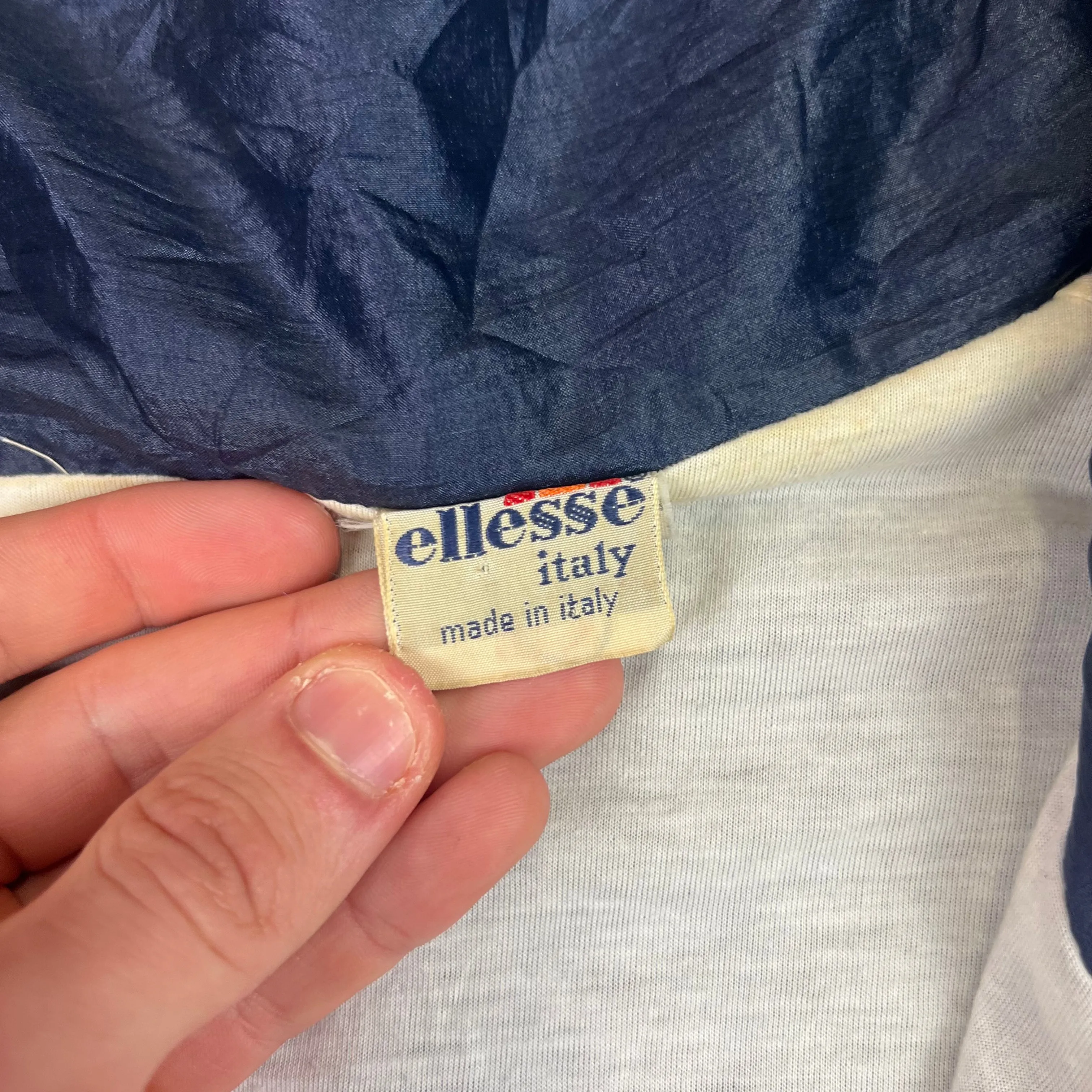 Vintage 90's Ellesse Track Jacket Navy