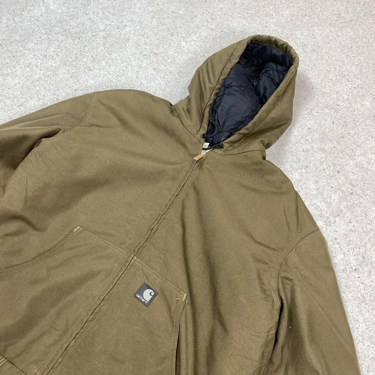 Vintage Carhartt active Jacket large khaki