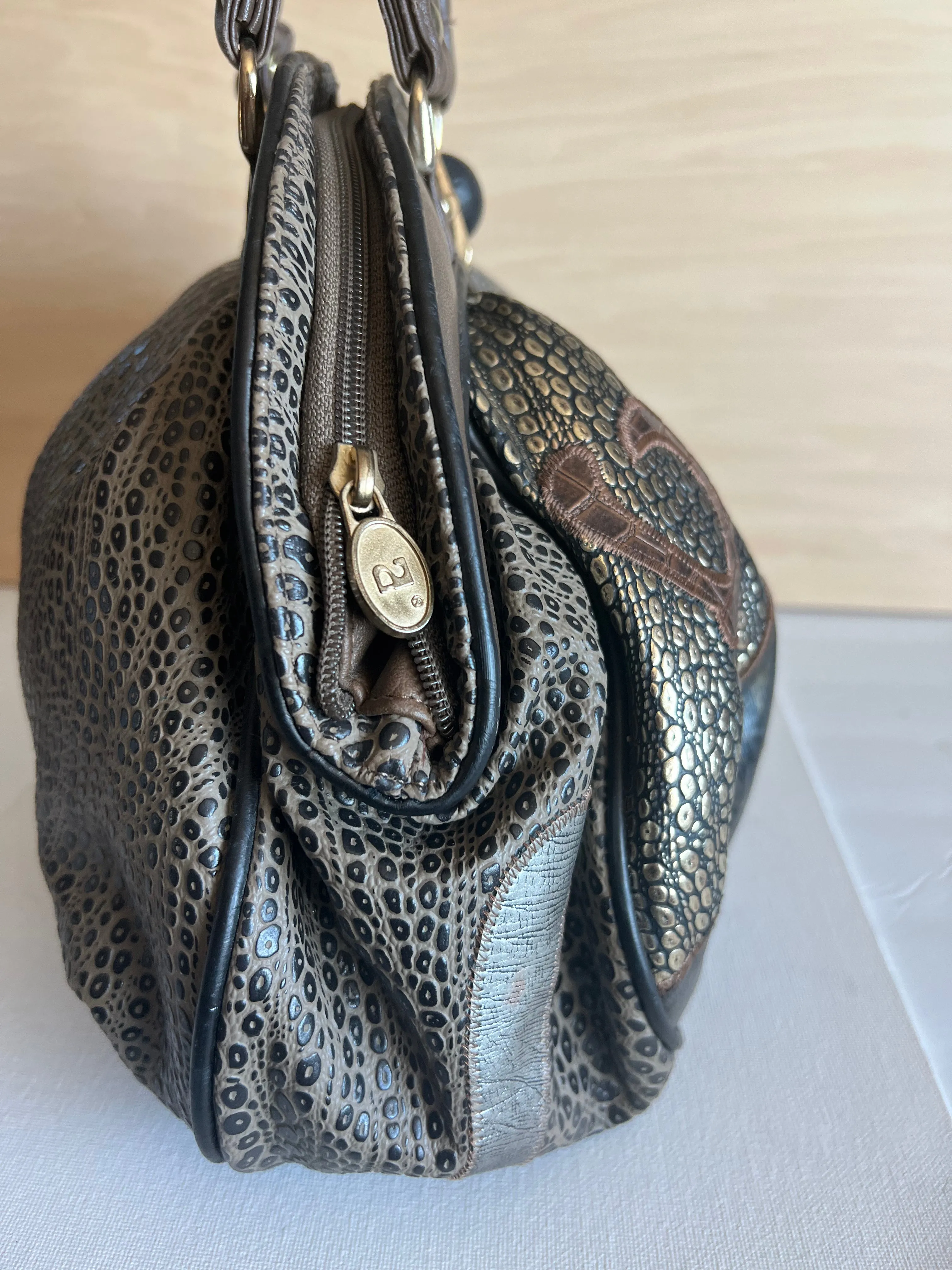 Vintage Wide Mouth Nas Handbag