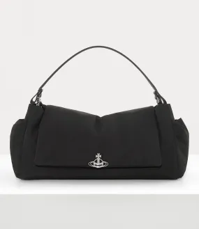 Vivienne Westwood Hazel XL Handbag Recycled Polyester Black