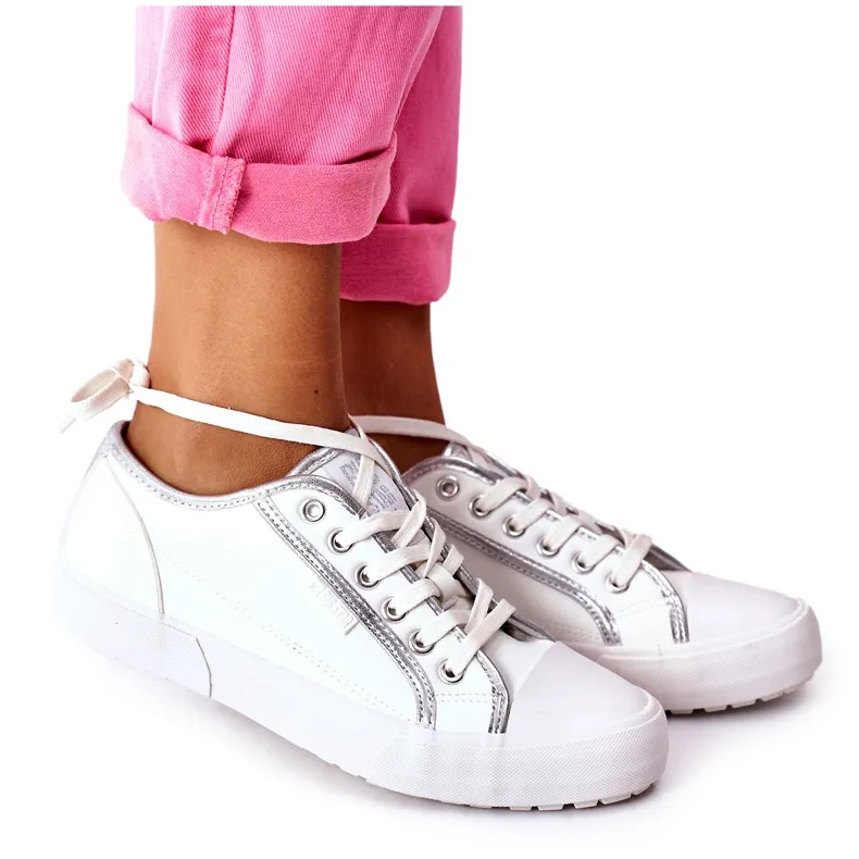 Women's Leather Sneakers Big Star II274055 White