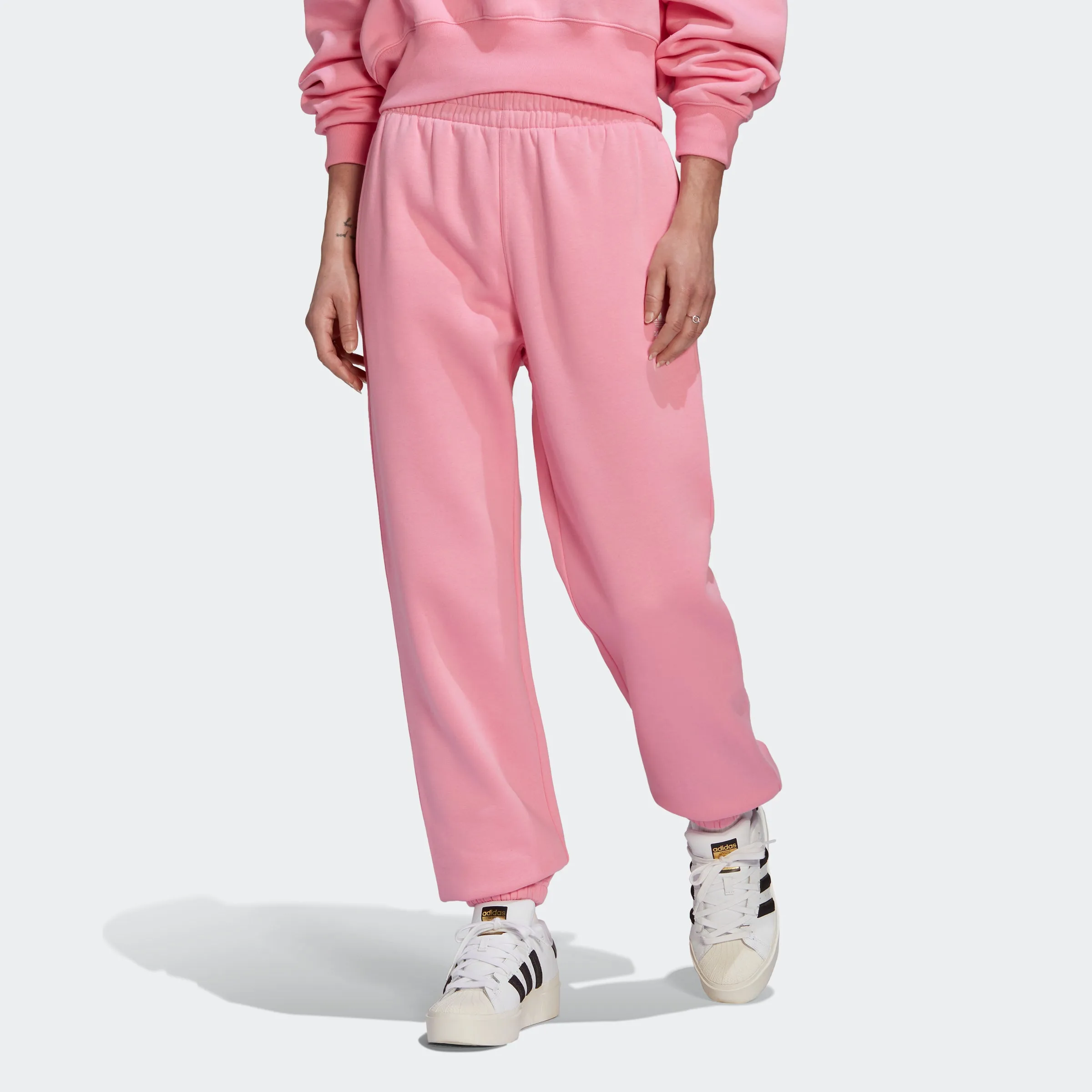 Women's adidas Originals Adicolor Essentials Fleece Joggers Bliss Pink