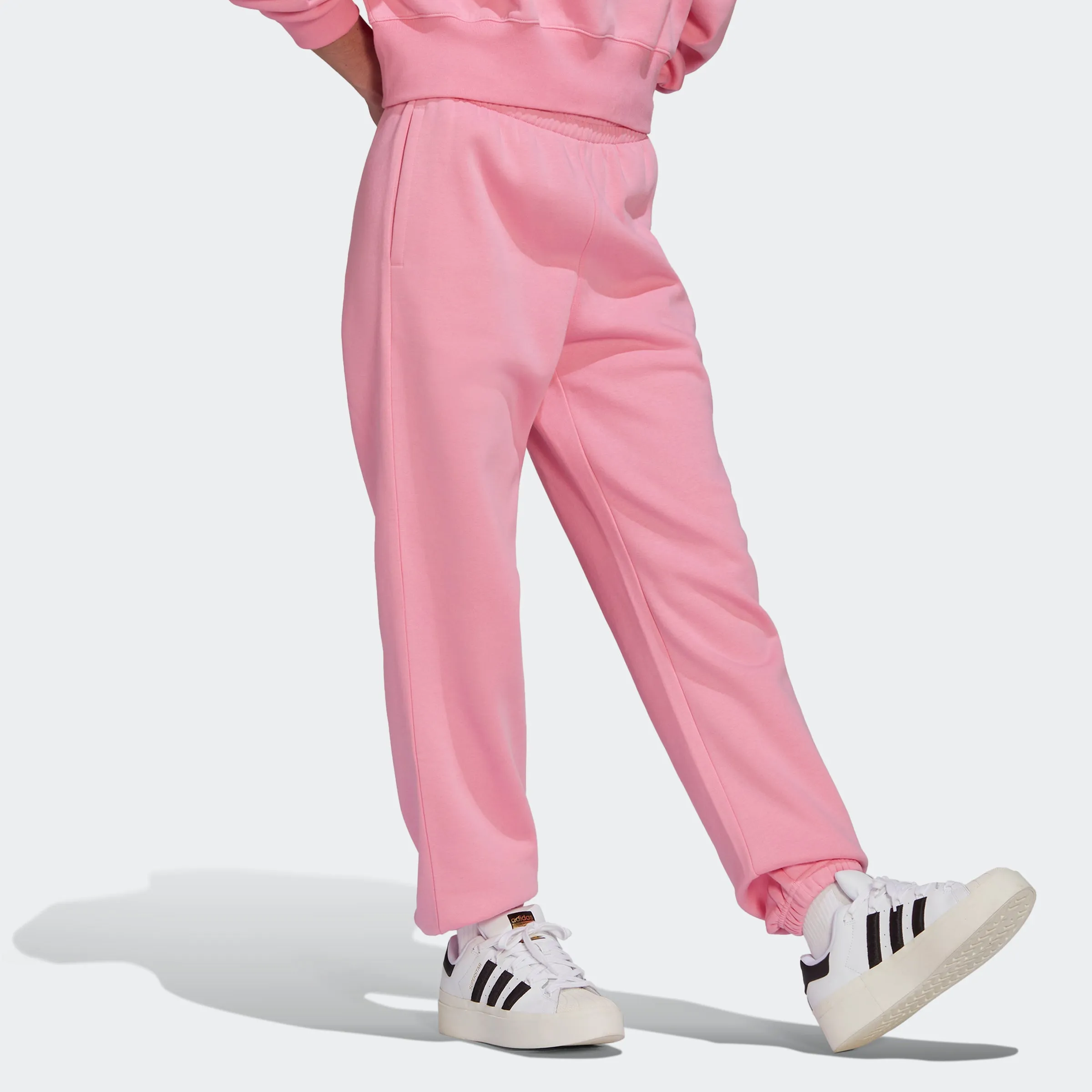 Women's adidas Originals Adicolor Essentials Fleece Joggers Bliss Pink